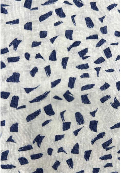 Linen Shirt with Blue Pattern XACUS | shirts | 21552 748ML003